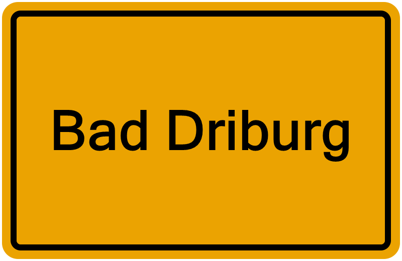 Handelsregisterauszug Bad Driburg